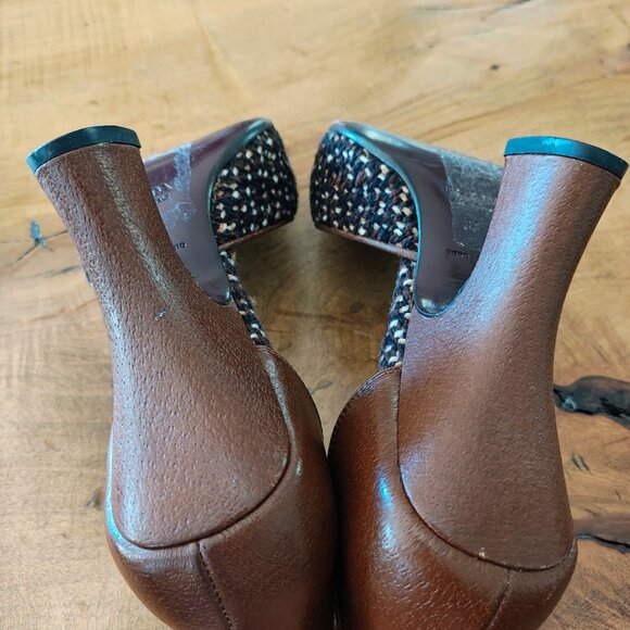 PRADA Tweed d'Orsay Pumps - Picture 4 of 10